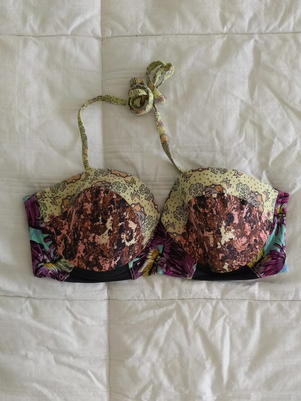 Maaji Multicolor Underwire Bikini Top - XL